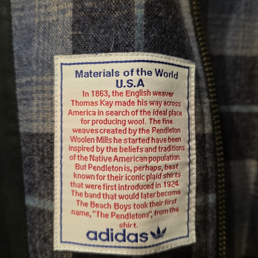 Adidas Pendleton Collaboration Blue And Black Pla… - image 4